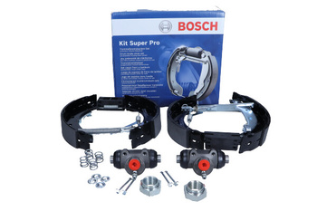 BOSCH Zestaw szczęk hamulcowych z cylinderkami 0204114554 Dacia Logan (05-), Sandero (04-) 1.5DCI