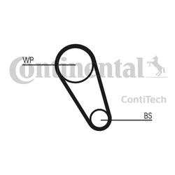 CONTITECH PASEK ROZRZĄDU VW 1,8-2,0 TSI 54Z (POMPY WODY)