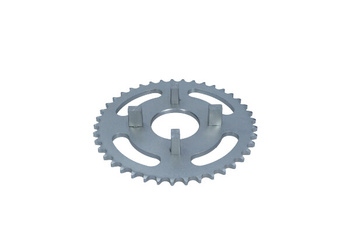 AFAM ZĘBATKA NAPĘDZANA TYŁ MOTO STALOWA OCYNKOWANA SREBRNA