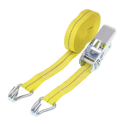 GMP PAS TRANSPORTOWY 1,0T, 7,0M B=25MM, METALOWA RĄCZKA KLAMRY, ŻÓŁTY, EN 12195-2 GMP1T7MYPSHSKZAM