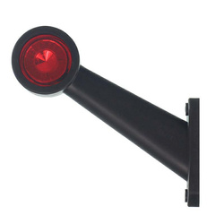 FRISTOM Lampa obrysowa biało-czerwona diodowa na wysięgniku ukośnym, długa FT-009 E LED