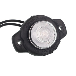 WAŚ LAMPA OBRYSOWA CZERWONA DIODOWA POJEDYN. 12/24V W24C
