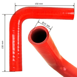 TECHMOT PRZEWÓD WODY UNIWERSALNY KĄT 90 SILIKON 15X150X150MM