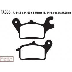 EBC KLOCKI HAMULCOWE MOTO