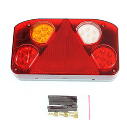 HORPOL LAMPA TYLNA ZESP. PRAWA (PODŚW. TABLICY) Z TRÓJKĄTEM, 12/24V, DIODOWA - NACZEPY LZD846