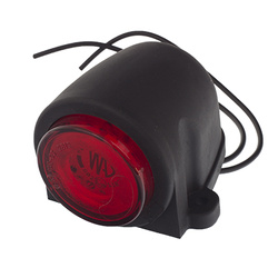 WAŚ LAMPA OBRYSOWA CZERWONA DIODOWA 12/24V, KRÓTKA W25W