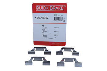QUICK BRAKE Zestaw Montażowy Klocków Hamulcowych QB109-1685 do VW Bora/Golf (98-06) Tył