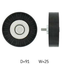 SKF ROLKA PASKA WIELOROWKOWEGO ALFA 156/1