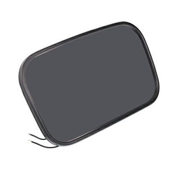 Lusterko 250x165mm, Deutz, Same, Ursus, Zetor, L/P, podgrzewane 24V 000LP0240E24V