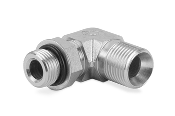 Przyłączka kolankowa z przeciwnakrętką 3/4”UNF-1/2” BSP 3920-08-08 - IMM / Interpump