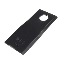 BALMET NOŻYK ROTACYJNY KOSIARKI LEWY 49X120X3MM, FI 19MM BRZW120493L