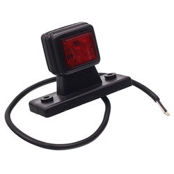 HORPOL LAMPA OBRYSOWA BIAŁO-CZERWONA DIODOWA NA WYSIĘGNIKU PROSTYM,LEWA KRÓTKA,12/24V LD450L