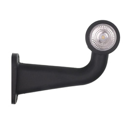 WAŚ LAMPA OBRYSOWA BIAŁO-CZERWONA DIODOWA NA WYSIĘGNIKU ŁAMANYM PRAWA DŁUGA 12/24V W21.5RF.