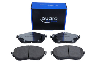 QUARO KLOCKI HAMULCOWE QP2884C TOYOTA PRZÓD AURIS 12- Silver Ceramic