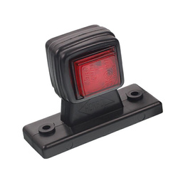 HORPOL LAMPA OBRYSOWA BIAŁO-CZERWONA DIODOWA NA WYSIĘGNIKU PROSTYM,PRAWA KRÓT. 12/24V LD450P