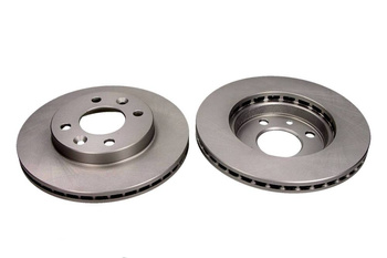 QUARO Tarcza hamulcowa przednia RENAULT Clio -98/Kangoo/Megane 96-/Thalia/19 Z powłoką antykorozyjną QD2018