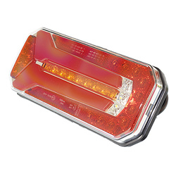 WAŚ LAMPA TYLNA ZESPOLONA DIODOWA L/P Z PRZEWODEM, 12/24V W150DD