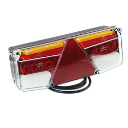 WAŚ LAMPA TYLNA ZESPOLONA DIODOWA PRAWA Z PRZEWODEM, 12/24V W170DD P
