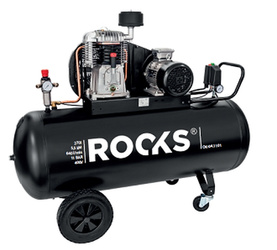 ROOKS Kompresor tłokowy 270 L - 5,5 KM - 640 L/min - 11 Bar - 400V OK-04.1101