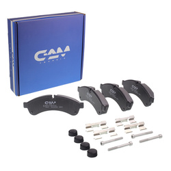 Klocki Hamulcowe GAM IVECO DAILY 2006R- TYŁ 184,2X64,7X22,7MM WVA29231