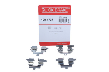 QUICK BRAKE Zestaw Instalacyjny Klocków Hamulcowych QB109-1737 NISSAN QASHQAI/XTRAIL 07-13 Tył