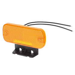 WAŚ LAMPA OBRYSOWA POMARAŃCZOWA DIODOWA Z UCHWYTEM W128P