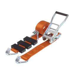 GMP PAS TRANSPORTOWY 4,0T, 3,0M B=50MM, 3-PKT. LAWETA, HAK DWUPALCZASTY, KOSTKA, POMARAŃCZOWY, METKI 2025, EN 12195-2 4T3MLAWPOM2025