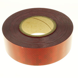 DM Taśma odblaskowa w rolce 50mb czerwona III generacja AVERY-CZERWONA