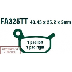 EBC Klocki Hamulcowe Motocyklowe EBCFA325R KTM 50 SUPERMOTO (06)