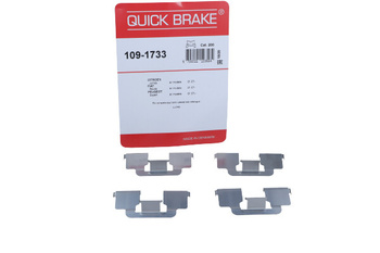 QUICK BRAKE Zestaw Instalacyjny Klocków Hamulcowych QB109-1733 PEUGEOT TYŁ EXPERT 07-
