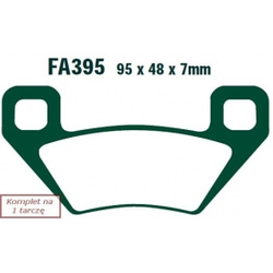 EBC KLOCKI HAMULCOWE TT EBCFA395TT do ARCTIC CAT (ATV) 1000 GT (11-12)