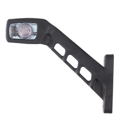 LAMPA OBRYSOWA BIAŁO-CZERW.-POM. DIODOWA NA WYSIĘG. UKOŚNYM, LEWA, DŁUGA, 12/24V W48L