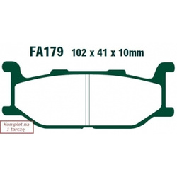EBC KLOCKI HAM. MOTO. YAMAHA XP 500 N/P/R T-MAX (01-03)