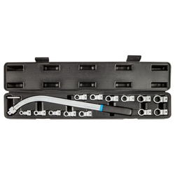 NEO TOOLS KLUCZ DO DEMONTAŻU NAPINACZY Z WYMIENNYMI KOŃCÓWKAMI - ZESTAW 14 SZT.