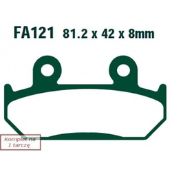 EBC KLOCKI HAM. MOTO.  HONDA XRV 750 AFRICA TWIN (90-93)/  CBR 600 (87-90)