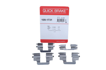 QUICK BRAKE Zestaw Instalacyjny Klocków Hamulcowych QB109-1731 FORD TYŁ GALAXY/MONDEO/S-MAX 06-15