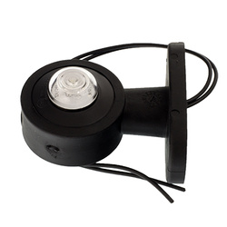 WAŚ LAMPA OBRYSOWA BIAŁO-CZERWONA DIODOWA NA WYSIĘGNIKU LEWA KRÓTKA 12/24V W21.1L
