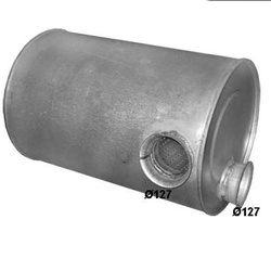 POLMO TŁUMIK WYDECHU VOLVO FH12 L= 675MM, EURO 3 1676496