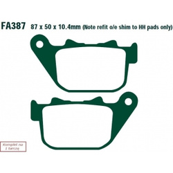 EBC KLOCKI HAM. MOTO.  HARLEY DAVIDSON® XL 883 R SPORTSTER R (05-13)  DAVIDSON® XL 1200 L SPORTSTER LOW (07-11)