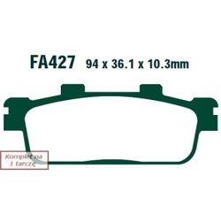 EBC KLOCKI HAMULCOWE MOTO SYM CITYMAX 300 QUAD (06)