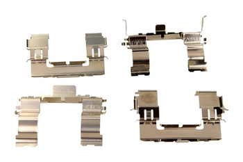 QUICK BRAKE Zestaw montażowy klocków hamulcowych QB109-0020 SUBARU LEGACY Przód (08-14)