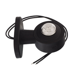WAŚ LAMPA OBRYSOWA BIAŁO-CZERWONA DIODOWA NA WYSIĘGNIKU PRAWA KRÓTKA 12/24V W21.1P