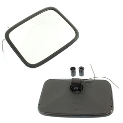 Lusterko 250x165mm, Deutz, Same, Ursus, Zetor, L/P, podgrzewane 12V 000LR0240E12V