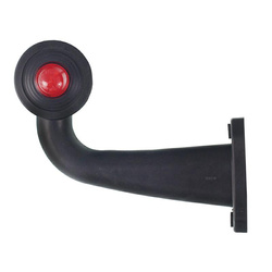 HORPOL LAMPA OBRYSOWA BIAŁO-CZERWONA DIODOWA NA WYSIĘGNIKU ŁAMANYM,LEWA DŁUGA,12/24V LD366L