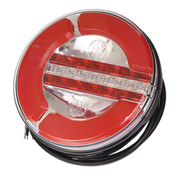 WAŚ LAMPA TYLNA ZESP. 3-SEGM. L/P, DIODOWA MB, LIAZ, NACZEPY - Z PRZEWODEM W154-12