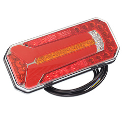WAŚ LAMPA TYLNA ZESPOLONA DIODOWA L/P Z PRZEWODEM, 12/24V W150.2