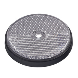 GMP ODBLASK OKRĄGŁY Z OTWOREM BIAŁY FI 60MM, W RAMCE, HOMOLOGACJA GMP267202H