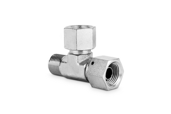 Złączka trójnikowa z dwoma nakrętkami niesymetryczna 1/2” BSP 4800-08 - IMM / Interpump