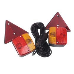 GMP ZESTAW ŚWIATEŁ PRZYCZEPY  7,5M + 2,5M KOMPLETNY Z TRÓJKĄTAMI, MOCOWANIE NA MAGNES GMPJH101BT7MH