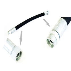 Przewód hydr. gwint M30X2, AB-19- 500 proste/proste, 10,5MPa AB500M30X210